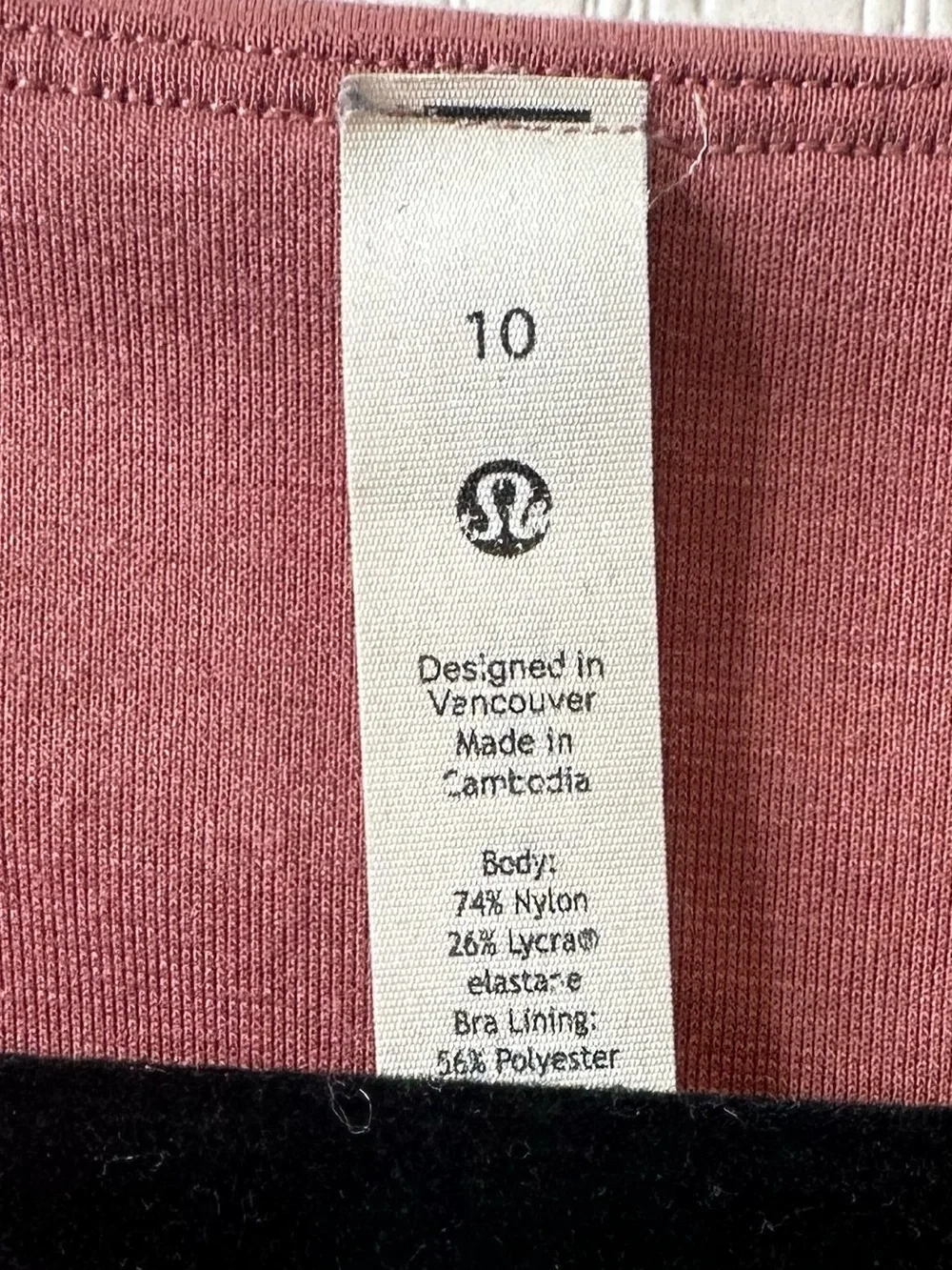 lululemon athletica Dusty Rose Racerback Tank